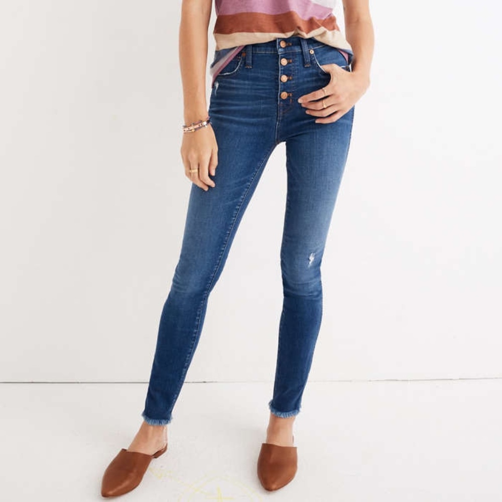 MADEWELL 10" HIGH RISE SKINNY SKINNY JEANS